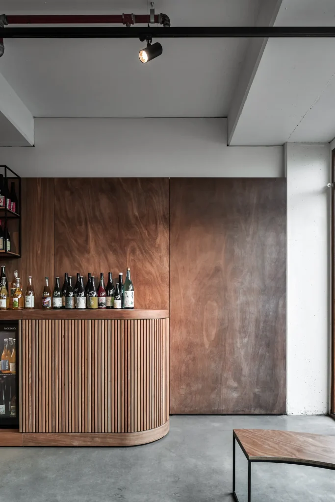 Luna Wine Store fit out built by Shelter Arc Build