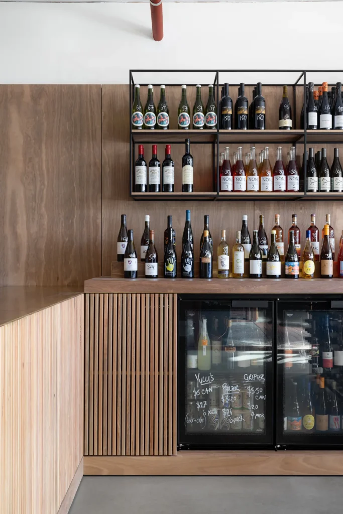 Luna Wine Store fit out built by Shelter Arc Build