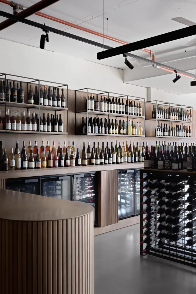 Luna Wine Store fit out built by Shelter Arc Build